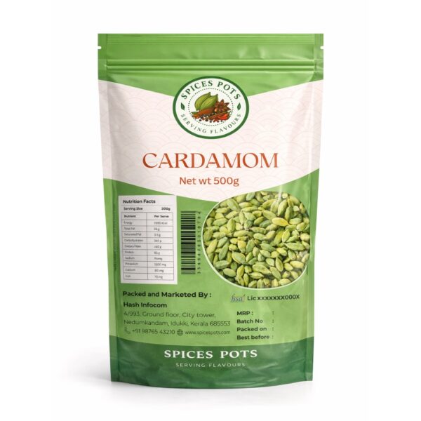 Premium Kerala Cardamom 7mm from Idukki | Spices Pots